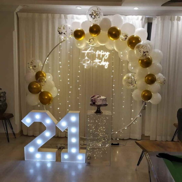 BIRTHDAY BACKGROUND DECORATION