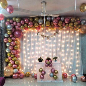 CHROME BALLOON ARCH