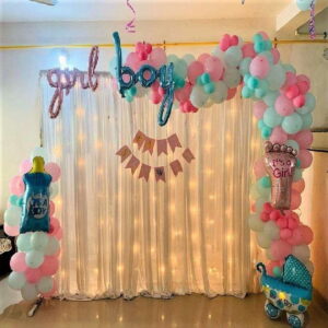 SHINNING BABY SHOWER BACKDROP