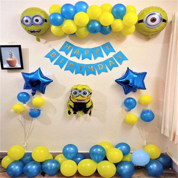 MINIONS THEME BIRTHDAY DECORATION