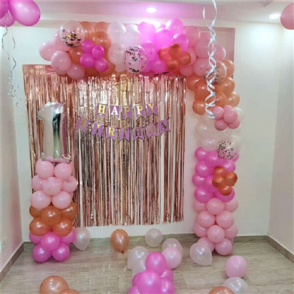 SIMPLE BALLOON ARCH DECOR