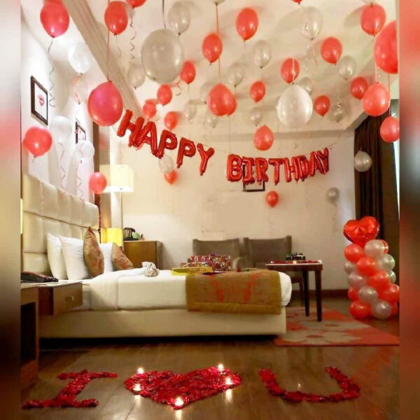 ROMANTIC BIRTHDAY ROOM DECOR